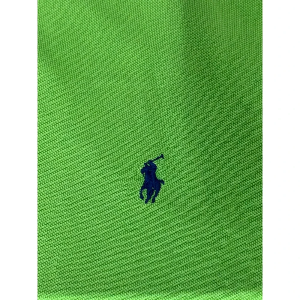 Polo Ralph Lauren Polo Shirt Mens 4XLT Green Short Sleeve Big & Tall Golf Casual